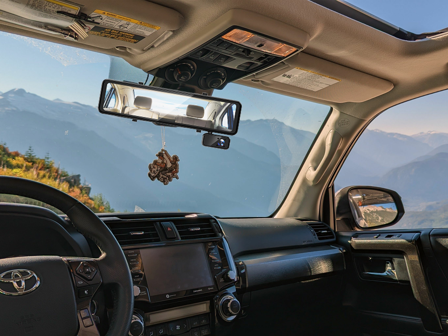 Enhancing Off-Road Visibility with Mirror Dash Cams