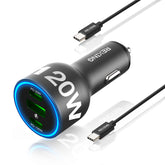 Rexing 120W USB C Triple Port Car Charger with Cable Included