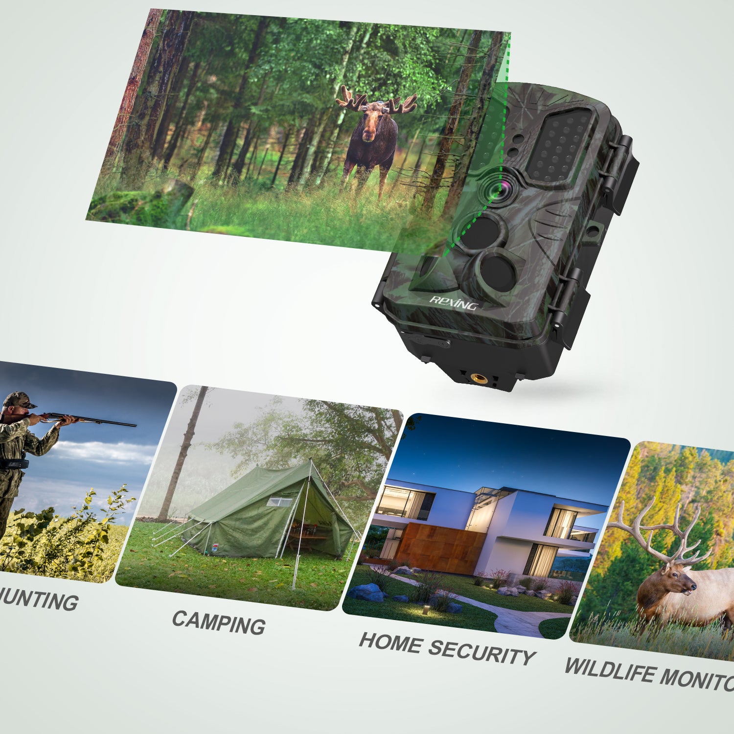 REXING H1 Blackhawk Night Vision Trail Camera Full HD 1920×1080