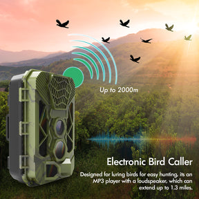 Rexing H3 Electronic Animal Caller Trail Cam 2.7K Video + 20MP Photo