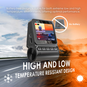 REXING RH2-4 Quad-Channel Dash Cam – 1080p Front, Rear, Cabin, and Exterior Coverage with Wi-Fi, and Optional GPS