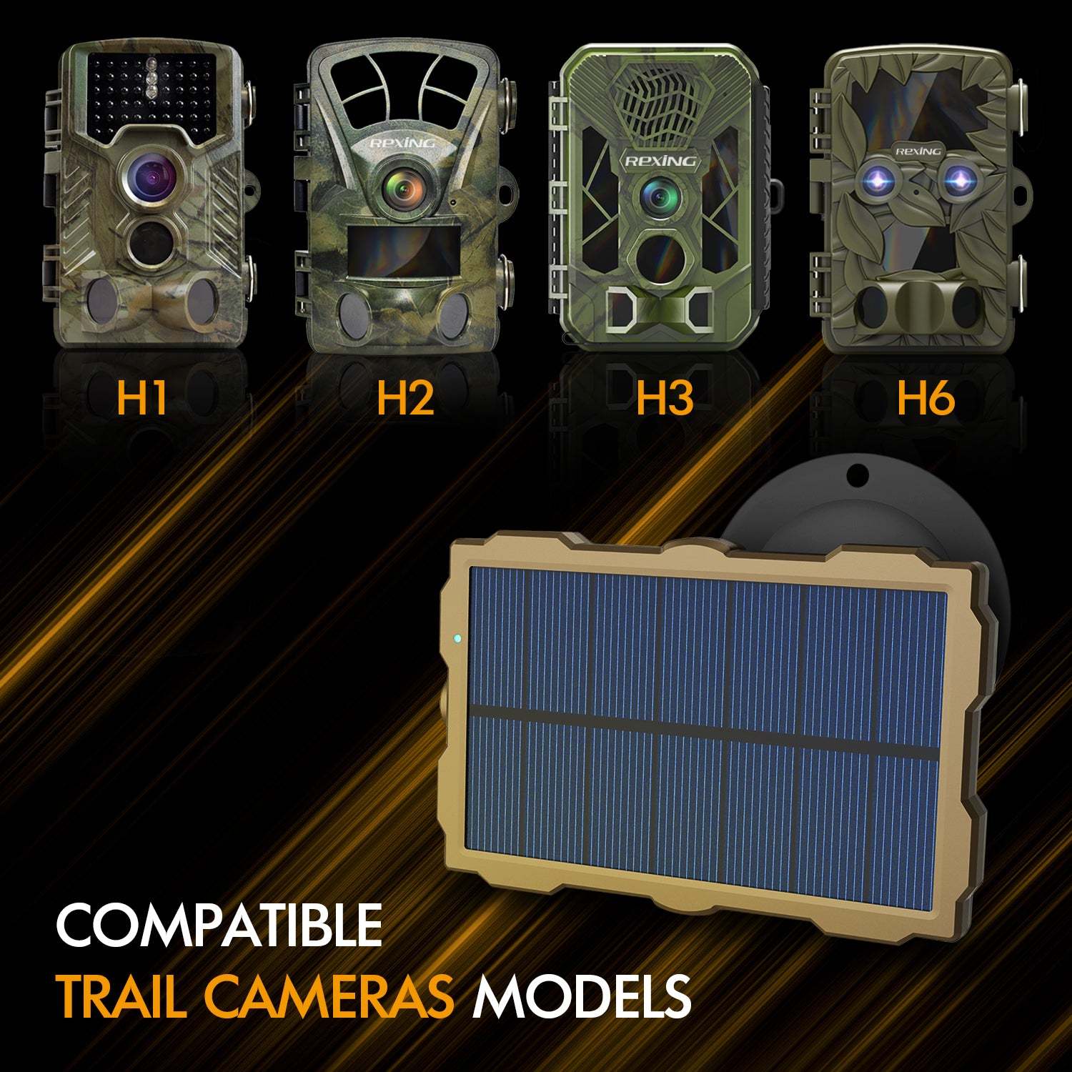 Rexing Universal Solar Panel For Trail Cameras