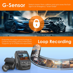 Rexing V1P SE 4K Dual Channel Car Dash Cam w/ GPS, Wi-Fi & Bonus CPL Filters