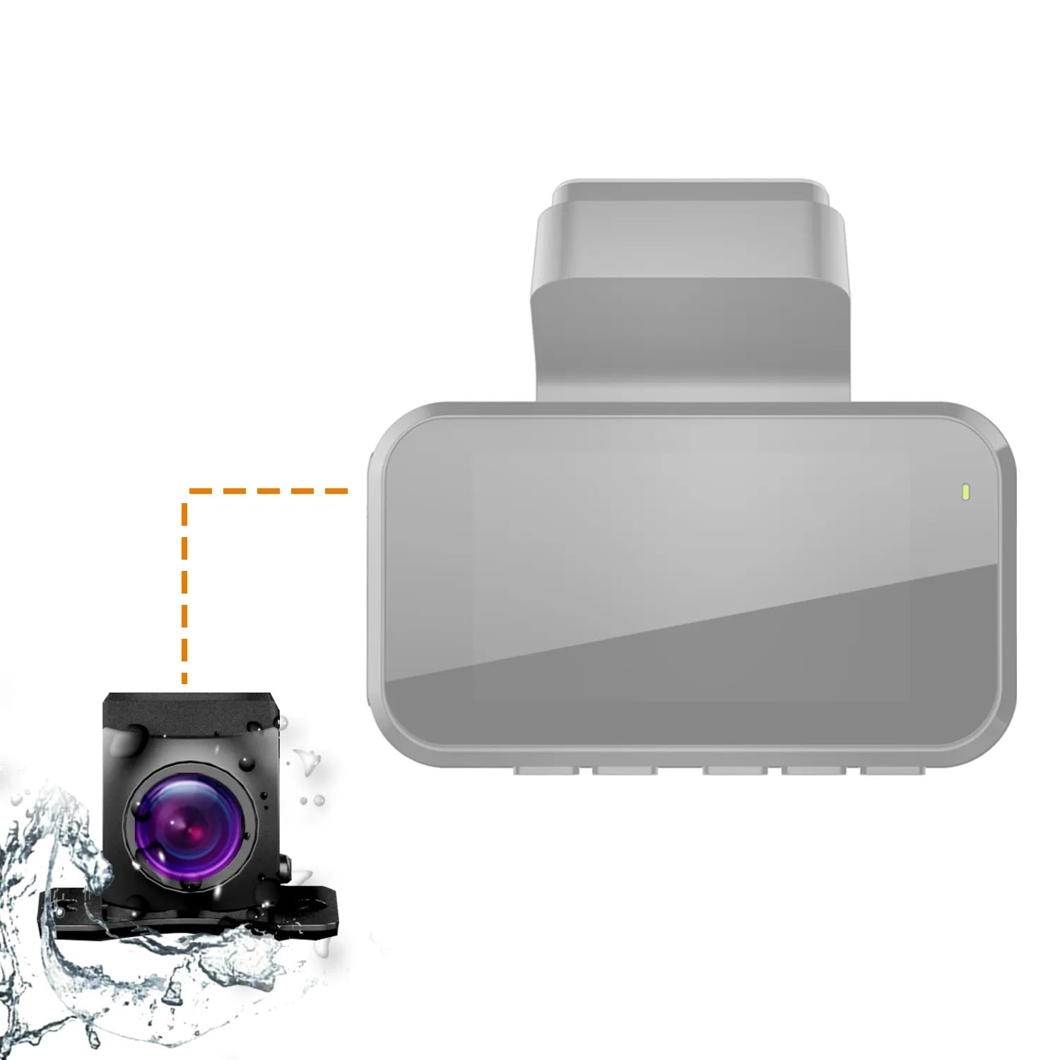 Rexing V55 Dash Cam – 4K Modular Capabilities, 5.0 GHz Wi-Fi, and GPS Car Dash Camera Recorder