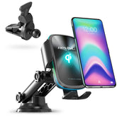 Rexing X5 Motorized Wireless 15W/7.5W Qi Charging Car Mount w/Auto Sensing Automatic Clamping