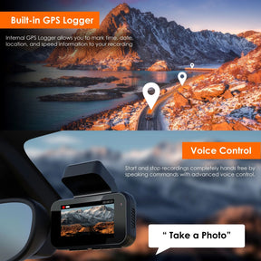 Rexing V55 Dash Cam – 4K Modular Capabilities, 5.0 GHz Wi-Fi, and GPS Car Dash Camera Recorder