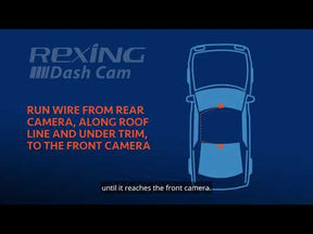 Rexing V1P 4K Dual Channel Dash Cam 4K+1080p with Wi-Fi